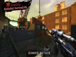 Zombie Battlefield Survival:3D capture d'écran 1