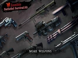 Zombie Battlefield Survival:3D capture d'écran 2