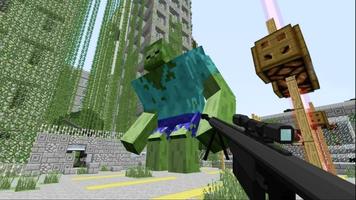 Zombie Apocalypse in Minecraft poster