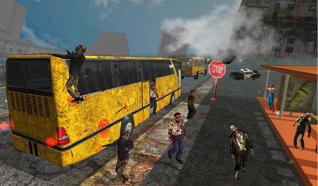 Zombie Bus Simulator Dead City For Android Apk Download - os zumbis invadiram a escola roblox zombie high school youtube