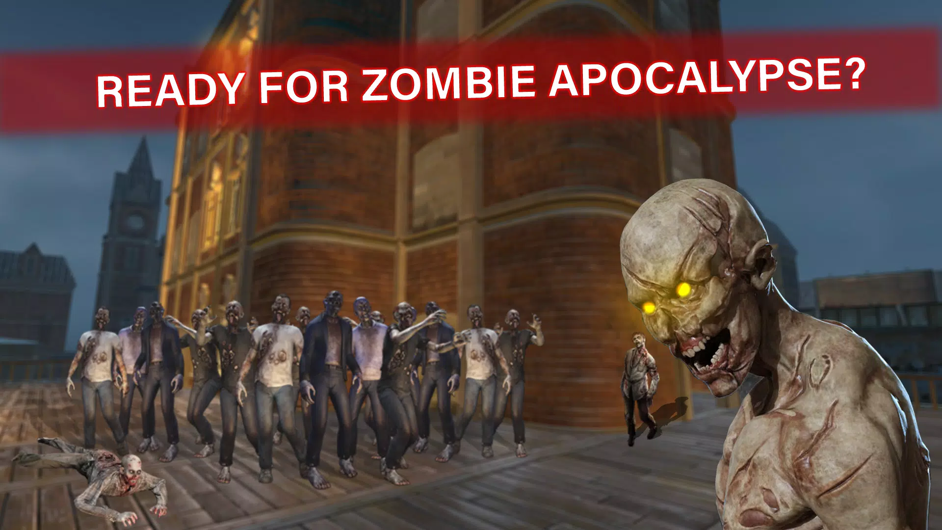 Download do APK de caçador de zumbi 3d:jogo de zumbi apocalipse