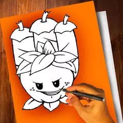 How to draw plants vs fruits APK download