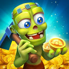 Idle Zombie Miner: Tycoon d'or icône