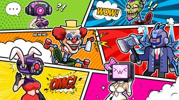 Merge War: Zombie vs Cybermen الملصق