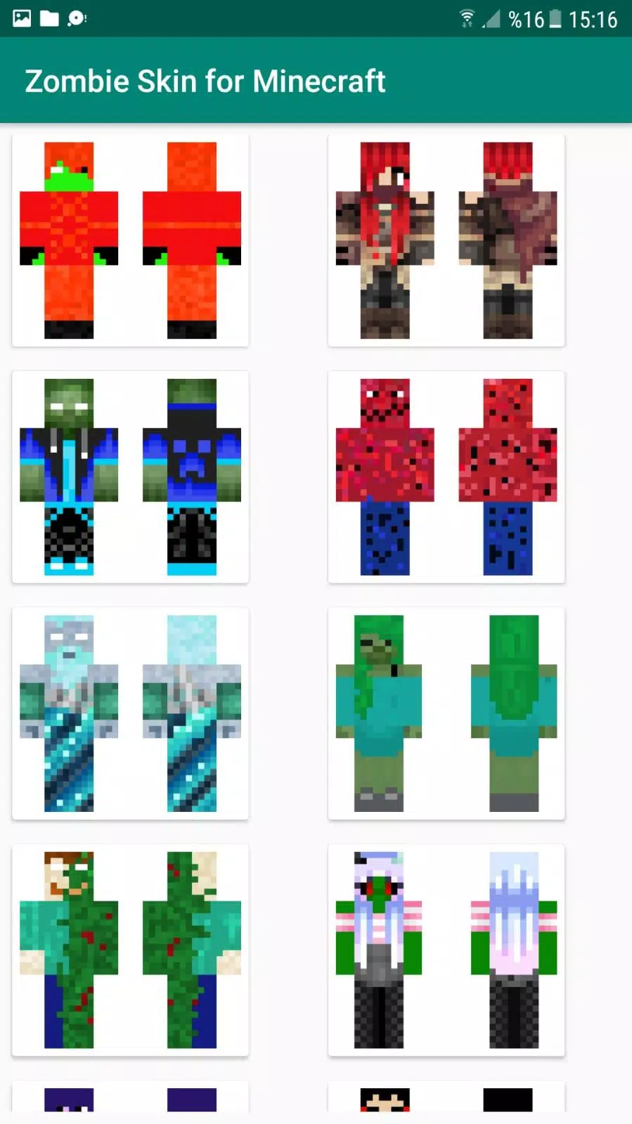 Tải xuống APK Zombie Skin for Minecraft cho Android