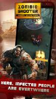 zombie shooter: shooting walking zombie poster