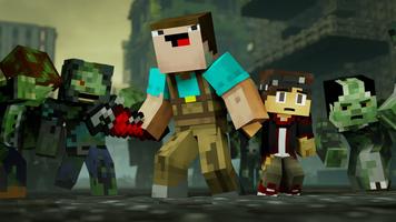 Craft Hero.io - Zombie Fighter ảnh chụp màn hình 1