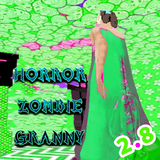 Horror Zombie Granny Scary Mod icono