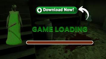 Horror Zombie Granny Scary Mod الملصق