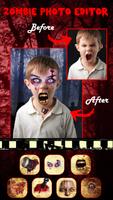 Zombie Scary Horror Face monster photo Editor скриншот 1