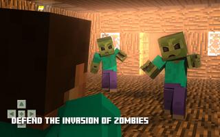 Zombie Minecraft Affiche