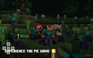 Zombie Minecraft captura de pantalla 2