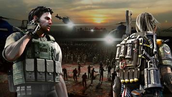 War Z 3D Zombie Shooting Games پوسٹر