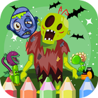 Coloring Zombie Book Pro icon