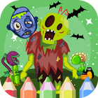 Coloring Zombie Book Pro 圖標