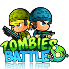 zombies soldados de batalla icono