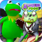 Frog vs Amazing Zombie  Enemies Simulator icône
