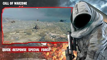 كول اوف Warzone ديوتي كوماندوز الملصق