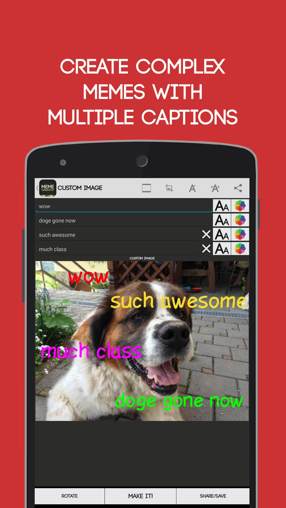 Meme Generator Old Design For Android Apk Download - much roblox many oof so doge meme generator