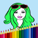 Coloring Princes doll APK