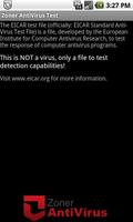 Poster Zoner AntiVirus Test