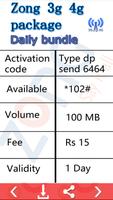 Zong Internet Packages اسکرین شاٹ 1