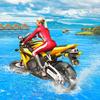 agua tablista carreras en Moto MOD
