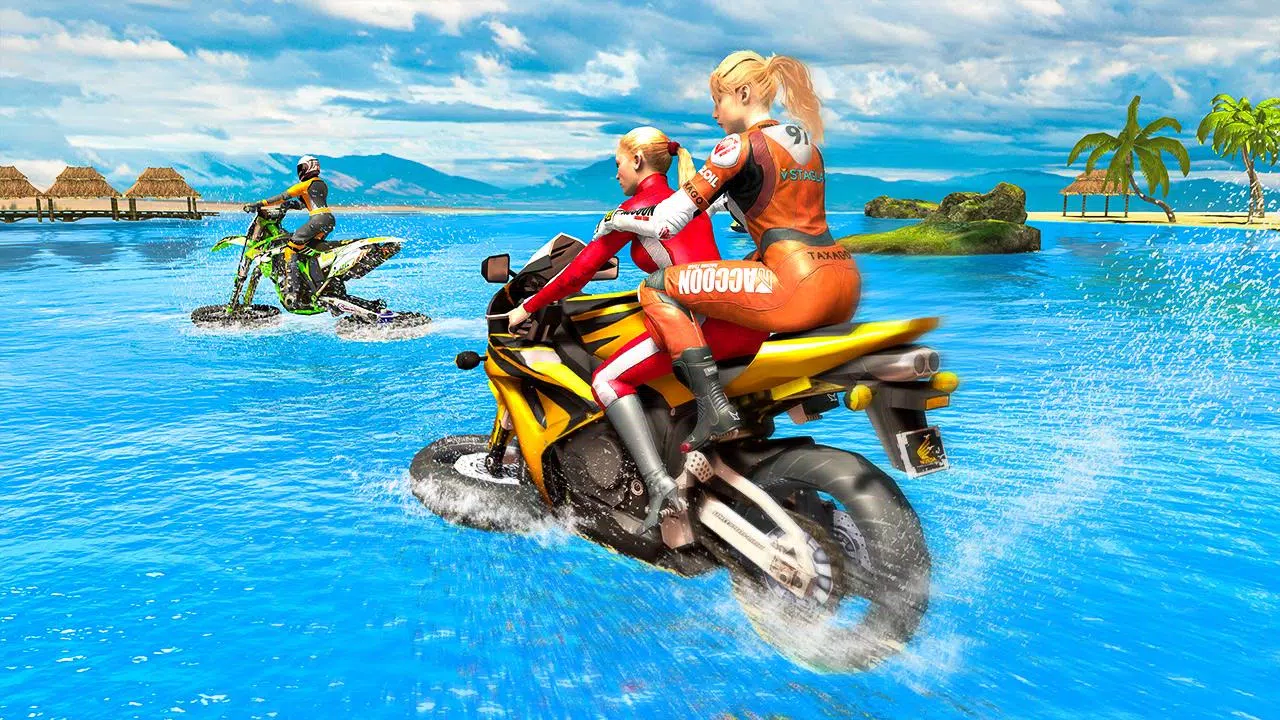 Download do APK de água surfista corrida em Moto para Android