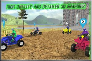 Quad Bike Racing Mania 3D poster