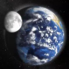 Earth and Moon Live Wallpaper