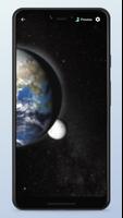 Earth and Moon Live Wallpaper Affiche