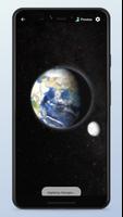 Earth and Moon Live Wallpaper capture d'écran 1