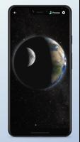 2 Schermata Earth and Moon Live Wallpaper