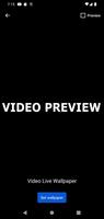 Video Live Wallpaper تصوير الشاشة 1