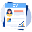 آیکون‌ cv curriculum vitae maker