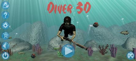 Diver 3D Affiche
