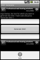 SHA-1 Generator screenshot 1