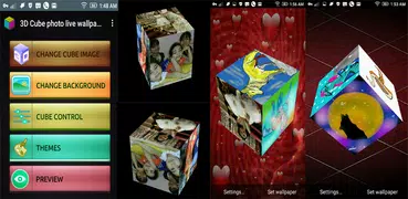 3D Cube Photo Live Wallpaper, 3d Cube Background