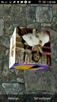 3D Cube Photo Live Wallpaper, 3d Cube Background Ekran Görüntüsü 1