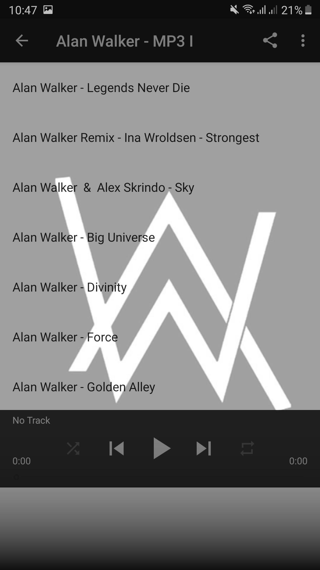 ALAN WALKER OFFLINE для Андроид - скачать APK