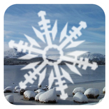 Snowing Snowflakes Wallpaper