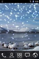Snowing Snowflakes Wallpaper screenshot 2