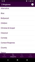 برنامه‌نما Z Ringtones عکس از صفحه