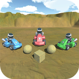 Acidente alegre de kart