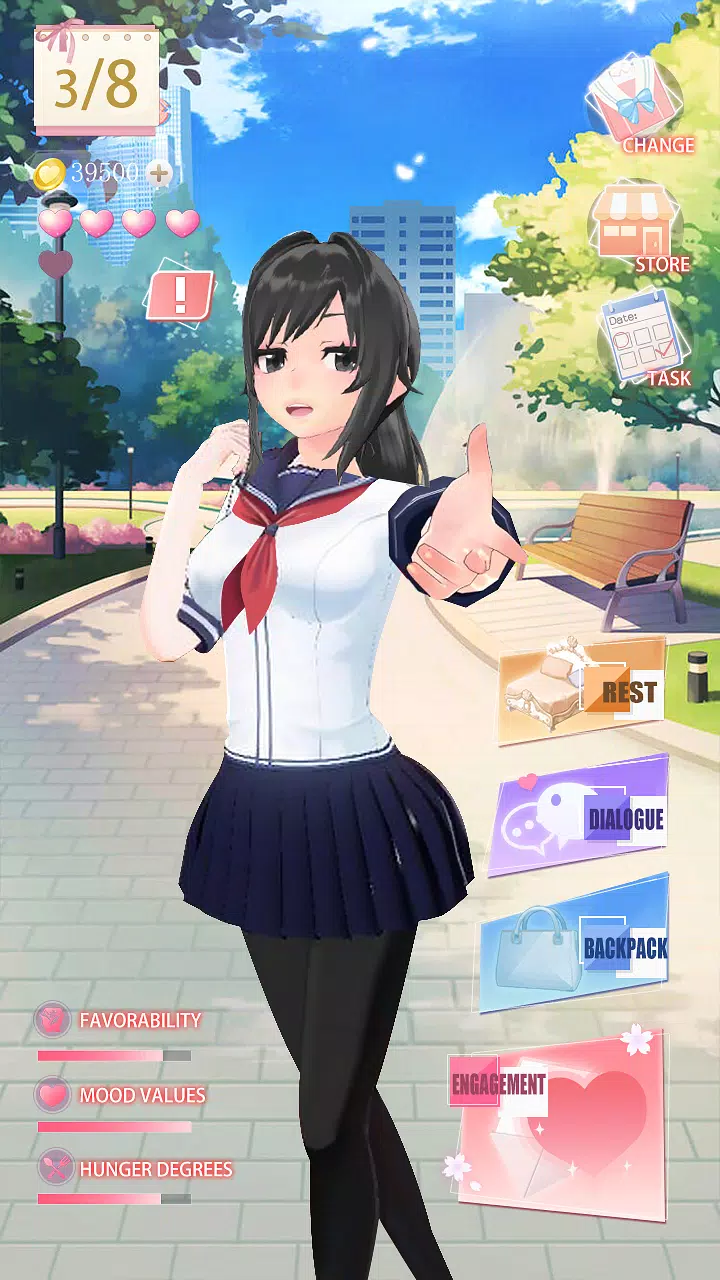 Sakura Kawaii Girl Anime Run APK + Mod for Android.