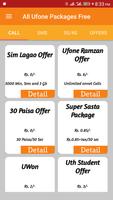 Call, Internet, sms Packages 2019: Pakistani sim Affiche