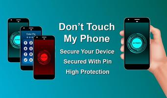 پوستر Don't touch my phone & dont touch my mobile alarm