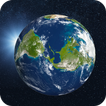 Mapa satelital de la Tierra icono