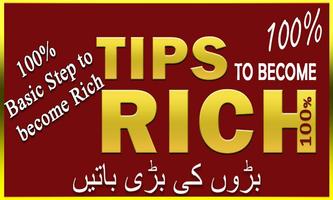 Get Rich : Tips to become Rich Plakat