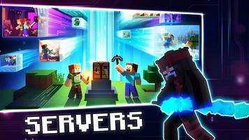 Servers for Minecraft PE الملصق
